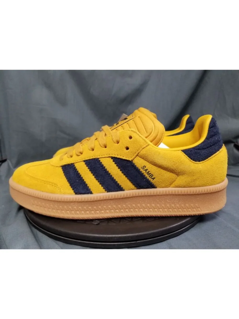 Adidas Samba XLG Bold Gold Night Indigo JP7781 Mens Size 11 NEW NO BOX!